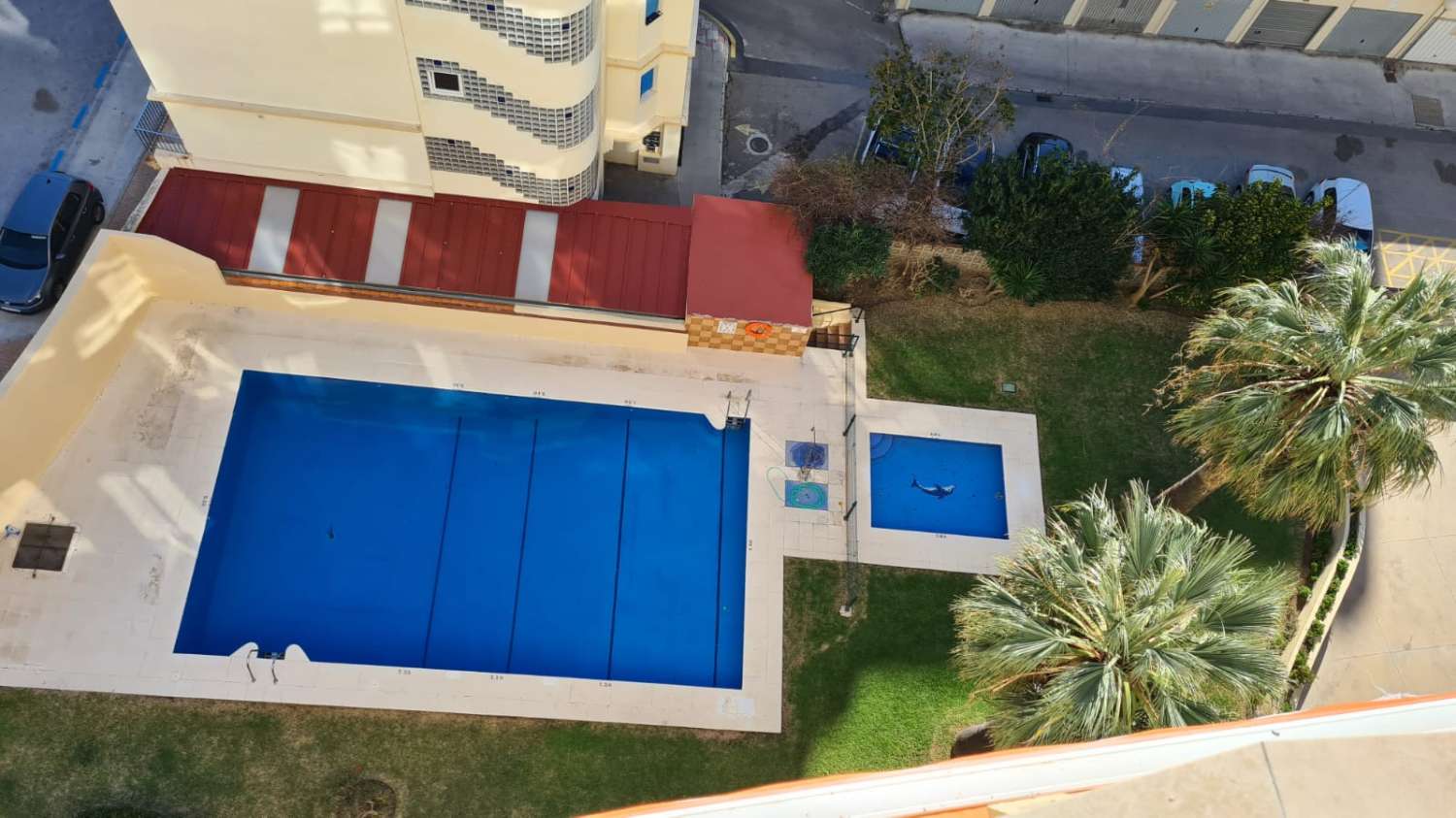 For rent from 1.9.26-30.6.27 Nice studio with sea views on 1st line beach Los Boliches in Fuengirola