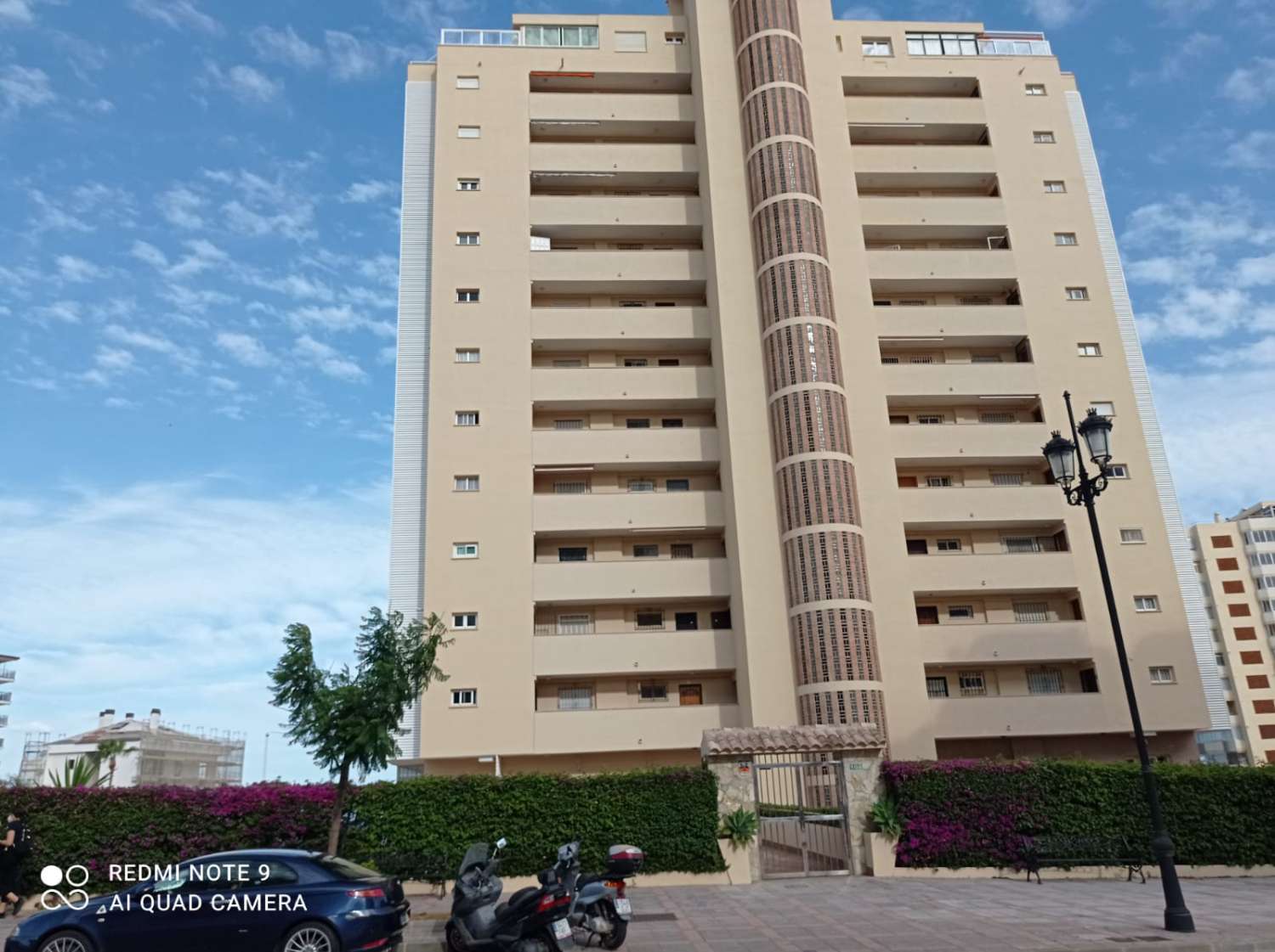 For rent from 1.9.26-30.6.27 Nice studio with sea views on 1st line beach Los Boliches in Fuengirola