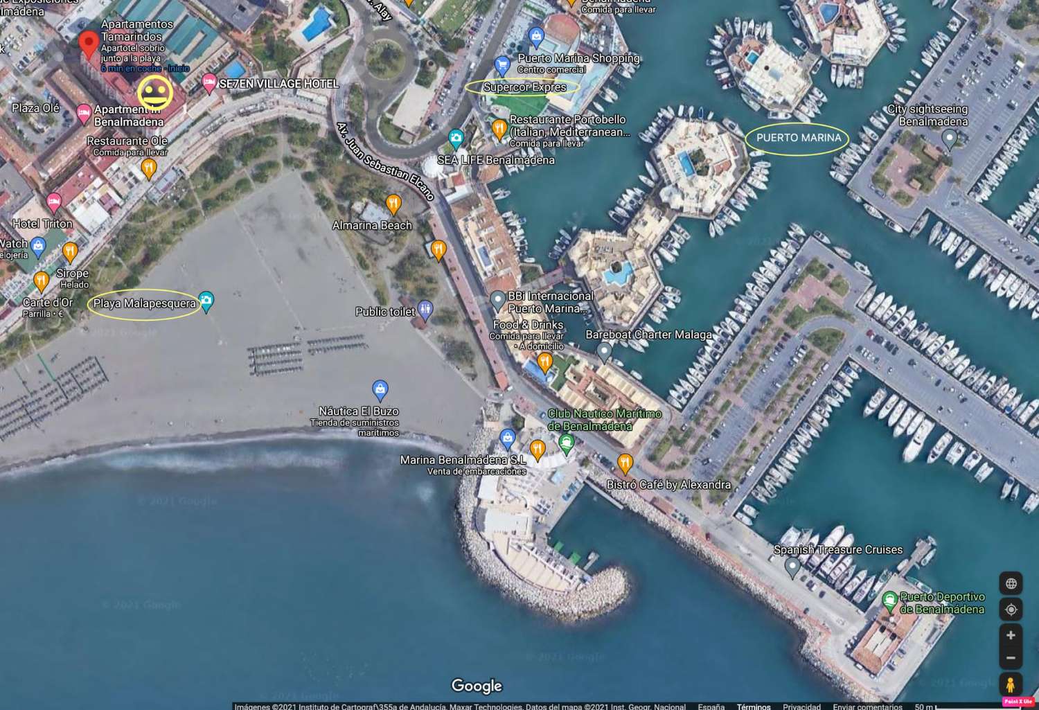 Se alquila hasta  30/06/2026 y desde 01/09/2026-30/06/2027 bonito estudio en 1ª línea de playa en Benalmádena.