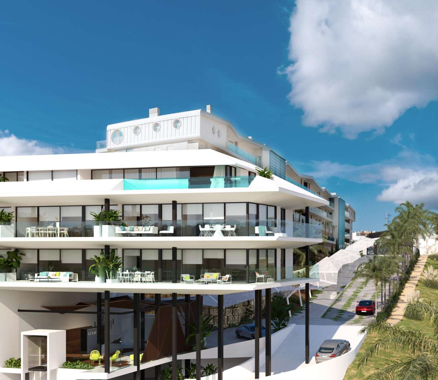 Se vende apartamentos OBRA NUEVA promotora en El Higuerón espectulares vistas al mar al lado de la playa