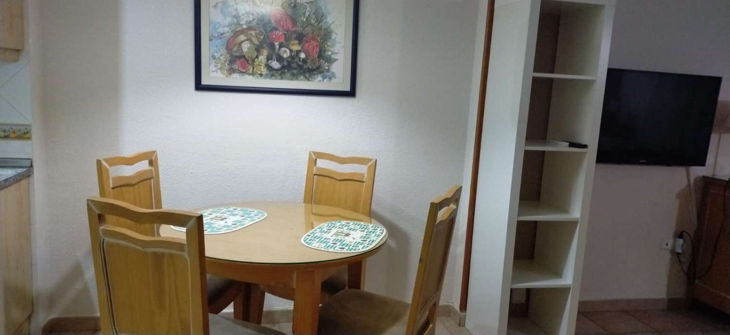 SE ALQUILA DESDE  1.9.26- 31.5.27.bonito estudio  con vistas al mar en 1ª línea de playa en Benalmadena