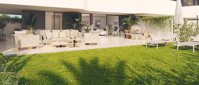 APARTAMENTO BAJO EN VENTA OBRA NUEVA EN EXCLUSIVA PROMOCIÓN EN LOS ALAMOS (TORREMOLINOS)