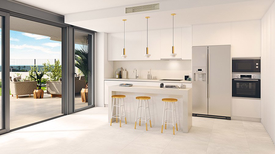 APARTAMENTO BAJO EN VENTA OBRA NUEVA EN EXCLUSIVA PROMOCIÓN EN LOS ALAMOS (TORREMOLINOS)