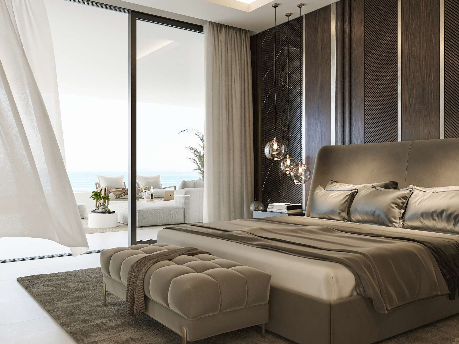 APARTAMENTO DE LUJO VISTAS AL MAR, EN VENTA, OBRA NUEVA EN 1º LINEA DE PLAYA (MALAGA)