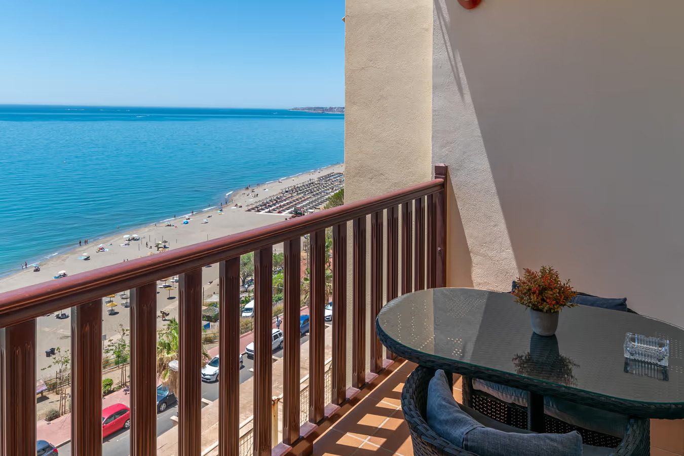 Magnifique appartement à vendre avec vue sur la mer dans la zone de la plage de la 1ère ligne Carvajal (Benalmadena)