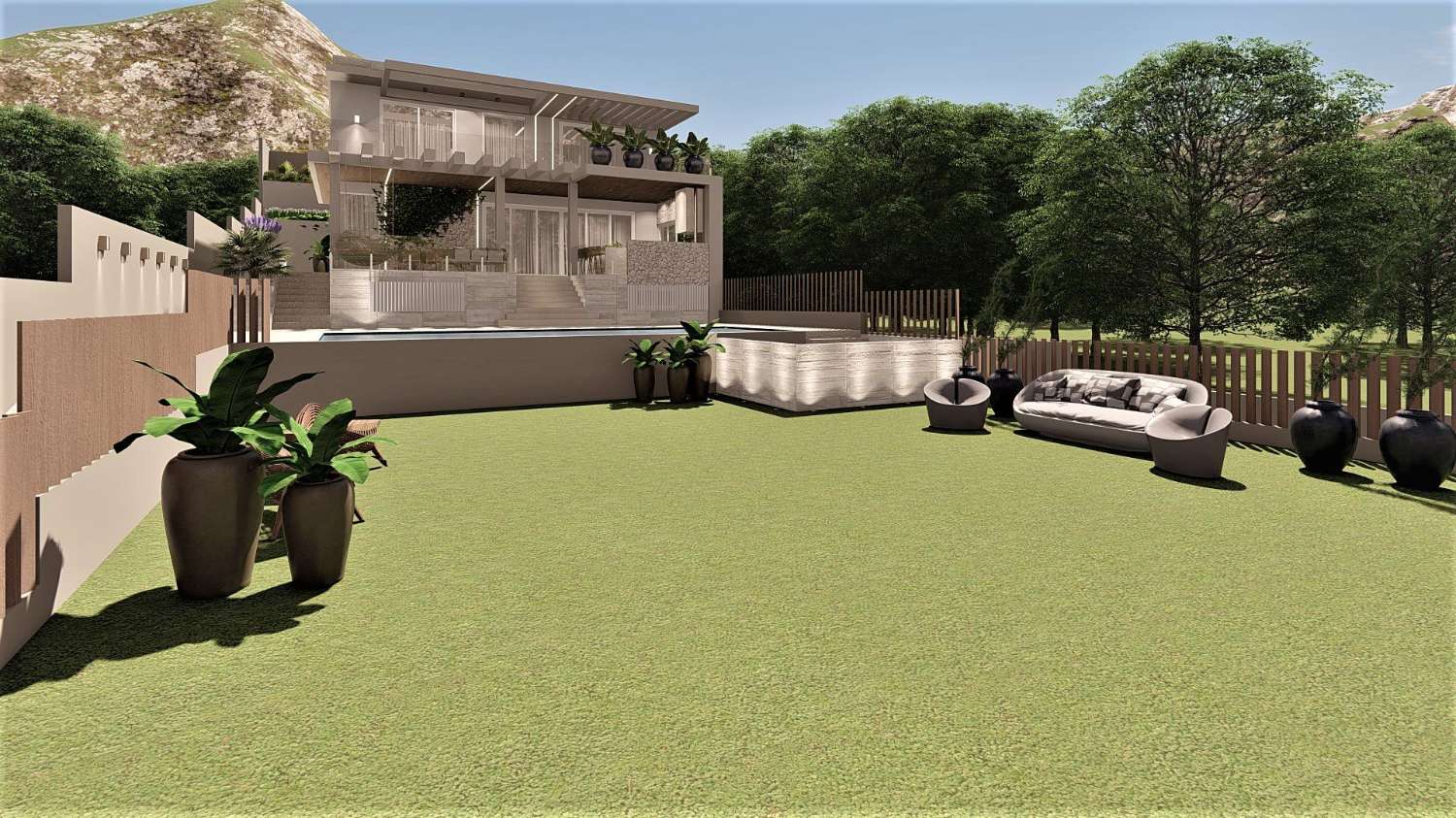 SE VENDE MARAVILLOSA VILLA DE DISEÑO CON VISTAS AL MAR EN ARROYO DE LA MIEL (BENALMADENA)