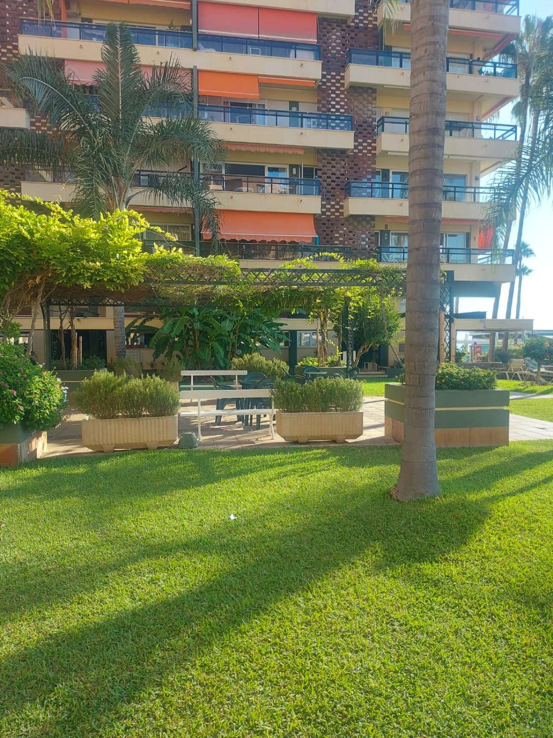 SE ALQUILA DESDE AHORA -30.3.26 Y DESDE 2.4.27-30.6.27  PRECIOSO APARTAMENTO EN 1ª LINEA DE PLAYA  CON VISTAS AL MAR  EN LA CARIHUELA ( TORREMOLINOS )