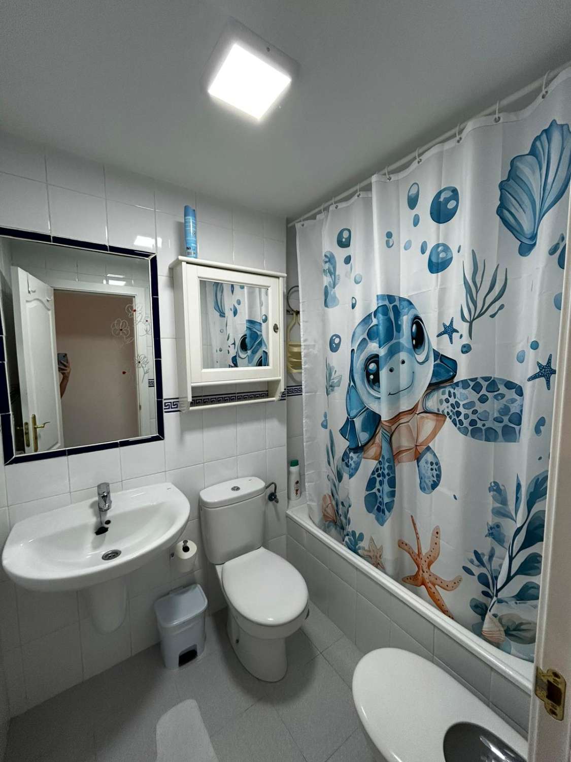 SE ALQUILA POR LARGA TEMPORADA BONITO APARTAMENTO CON VISTAS AL MAR EN ZONA TORREBLANCA (FUENGIROLA)