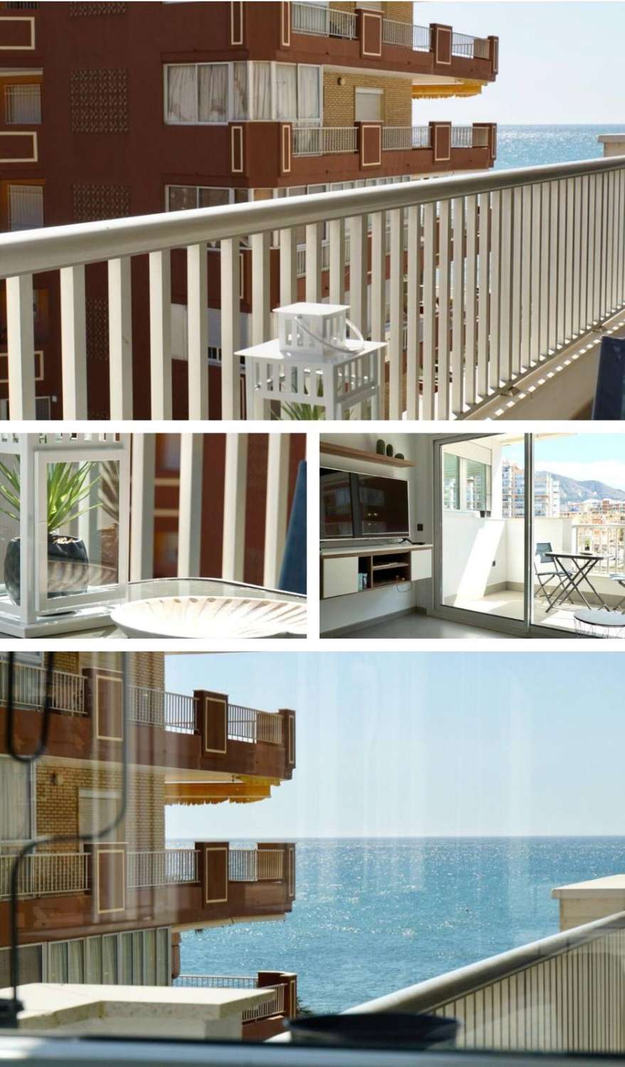 SE ALQUILA de 01/09/2026 -30/06/20267MAGNIFICO APARTAMENTO EN 1ª LINEA DE PLAYA CON VISTAS LATERALES AL MAR EN LOS BOLICHES